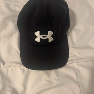 Under Armour Black and White Logo Cap
